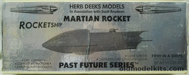 Herb Deeks 1/72 Martian Rocket from the Movie 'Zombies of the Stratosphere', PF5 plastic model kit